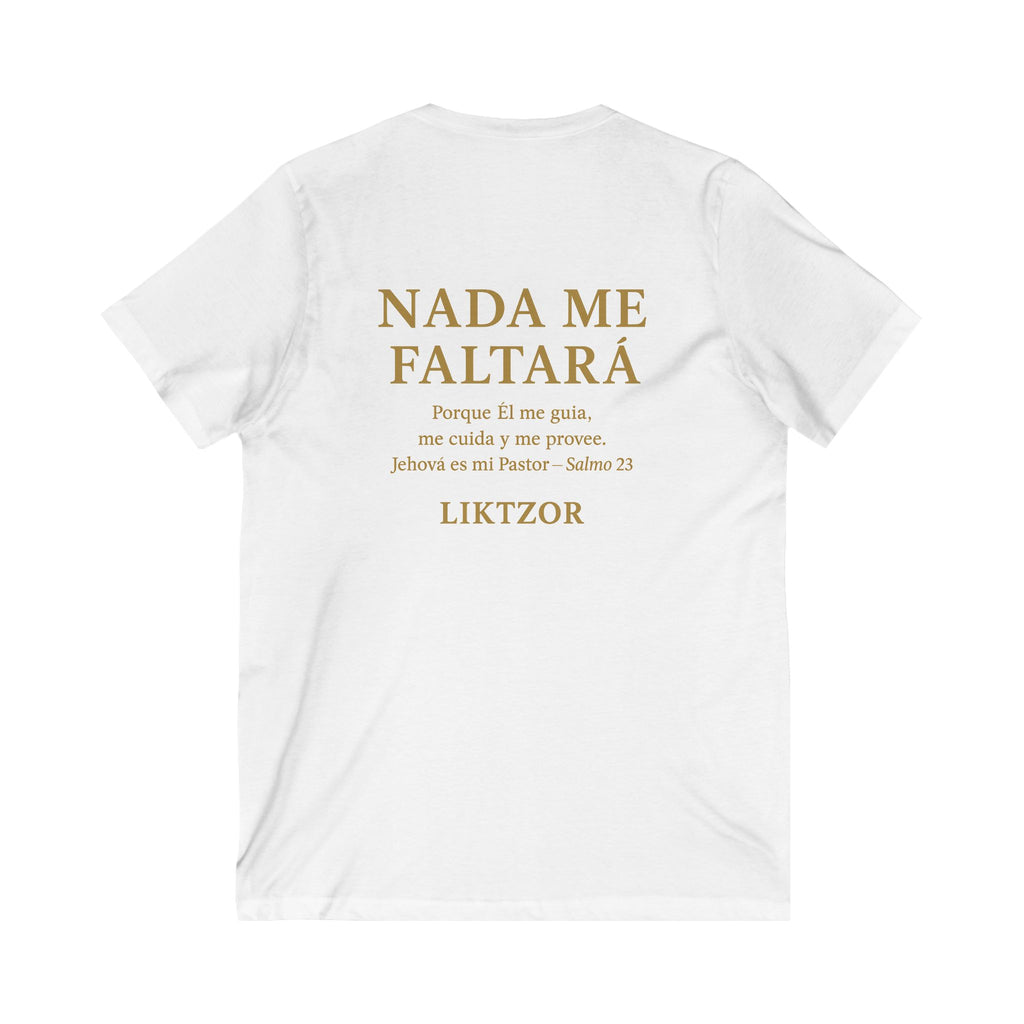 Unisex Jersey Short Sleeve V-Neck Tee