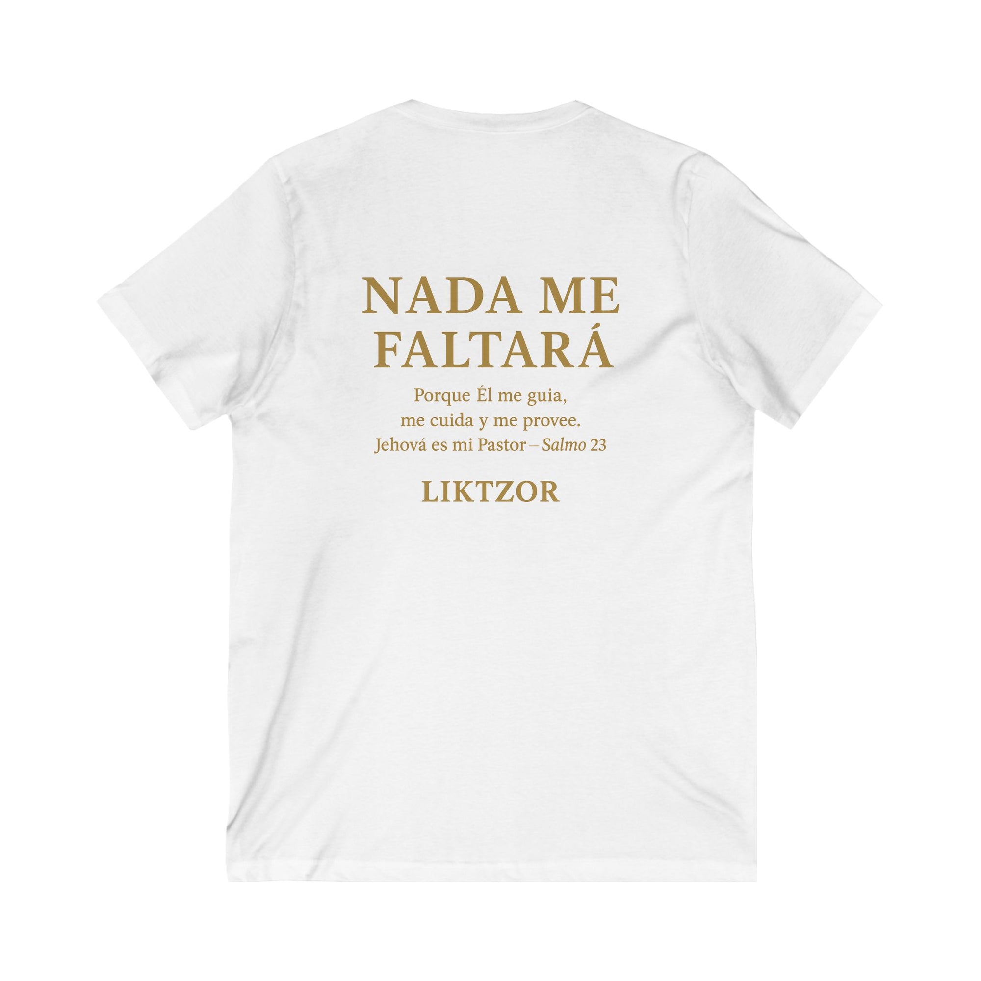 Unisex Jersey Short Sleeve V-Neck Tee