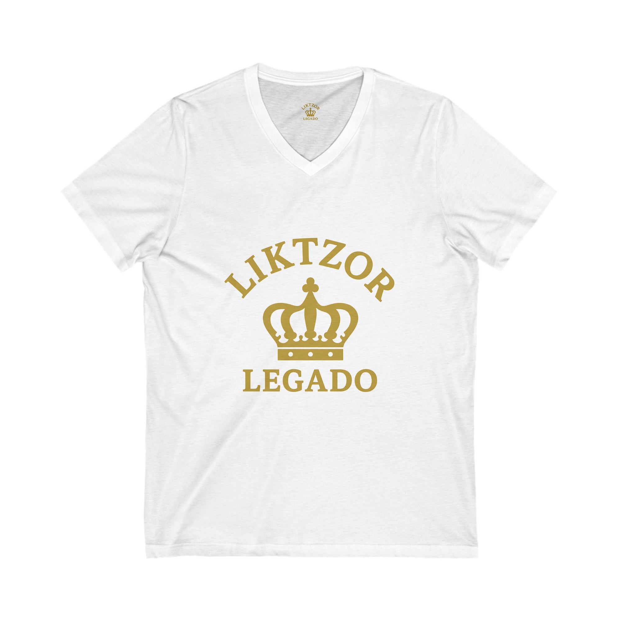 Camiseta unisex con cuello en V Liktzor 2025