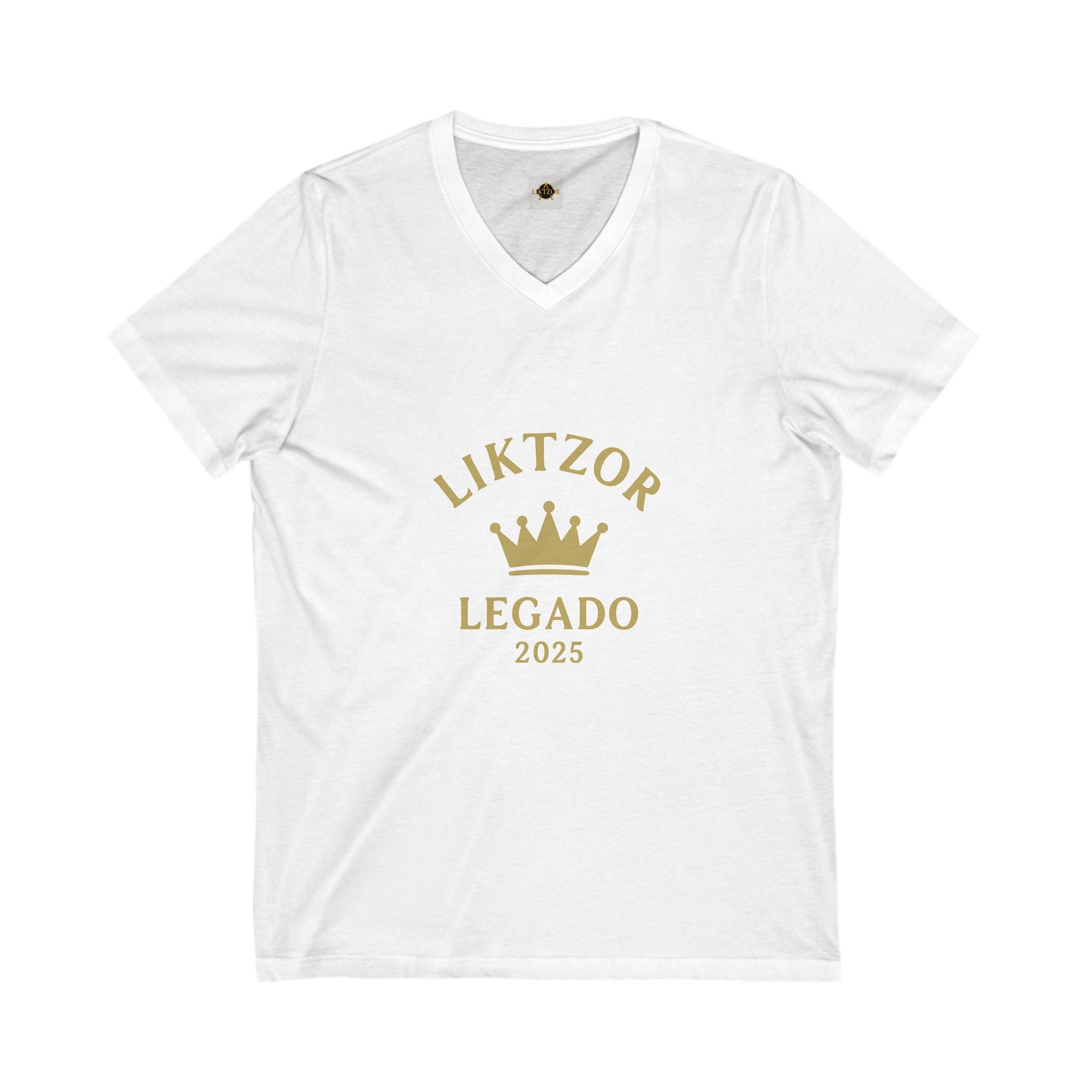 Unisex Jersey Short Sleeve V-Neck Tee