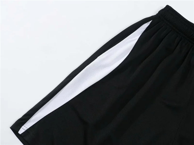 Conjuntos de ropa de correr para adultos, Jersey de fútbol, uniformes de entrenamiento deportivo de manga corta, camisetas de fútbol, chándal para hombre