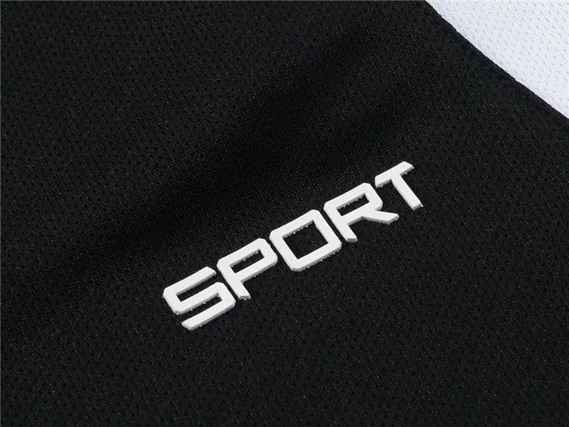 Conjuntos de ropa de correr para adultos, Jersey de fútbol, uniformes de entrenamiento deportivo de manga corta, camisetas de fútbol, chándal para hombre