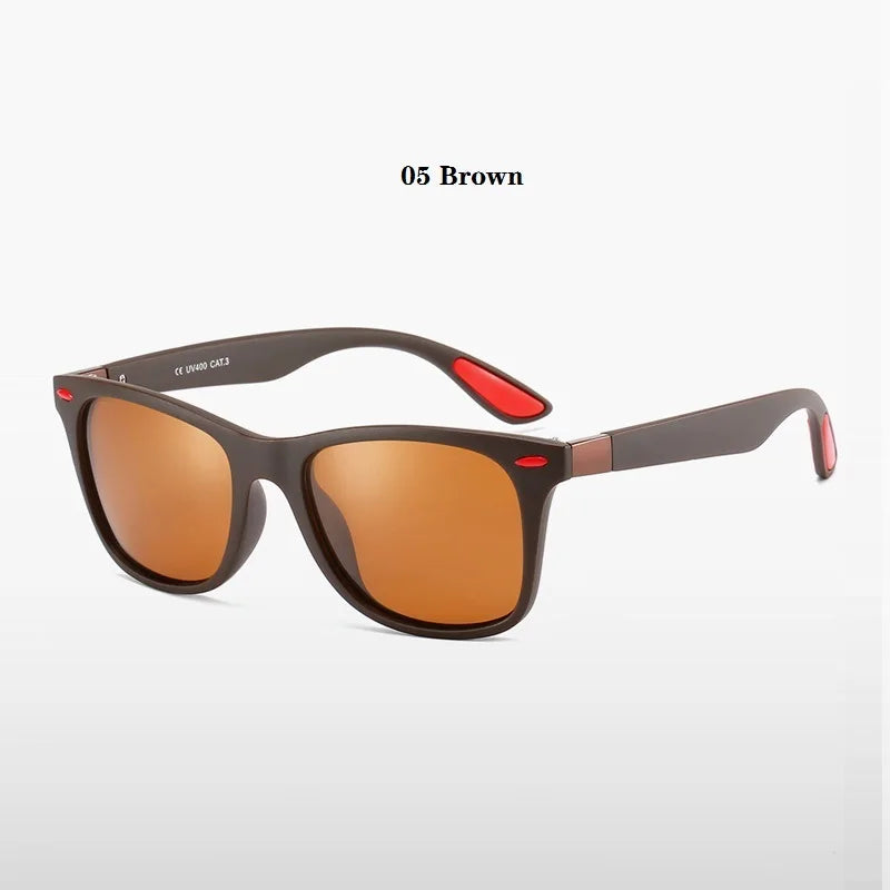 Gafas de sol polarizadas para hombres y mujeres, gafas de sol de diseñador Vintage de lujo, gafas de conducción de automóviles para hombres y mujeres, UV400