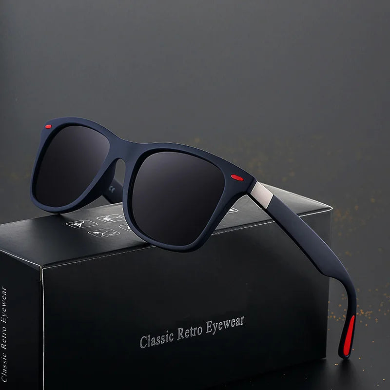 Gafas de sol polarizadas para hombres y mujeres, gafas de sol de diseñador Vintage de lujo, gafas de conducción de automóviles para hombres y mujeres, UV400