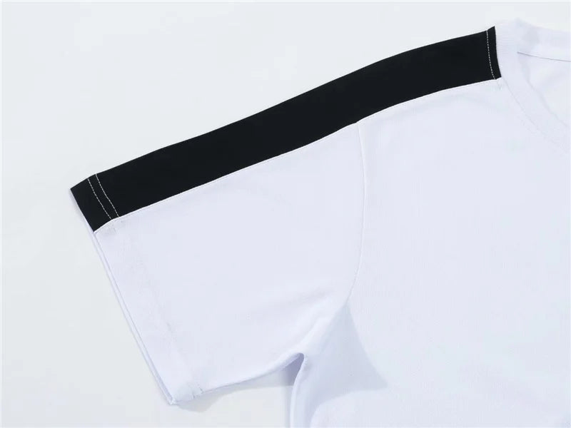 Conjuntos de ropa de correr para adultos, Jersey de fútbol, uniformes de entrenamiento deportivo de manga corta, camisetas de fútbol, chándal para hombre