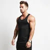 Quality Cotton Sportswear Fitness Undershirts Blank Tank Top With Logo Low MOQ Men Sleeveless Summer Vest Sports Tank Tops
