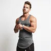 Quality Cotton Sportswear Fitness Undershirts Blank Tank Top With Logo Low MOQ Men Sleeveless Summer Vest Sports Tank Tops