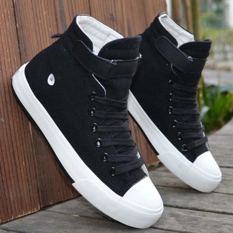 Zapatos de hombre, zapatos de lona blancos de alta calidad, novedad de verano 2024, zapatillas de deporte para hombre, zapatillas de lona transpirables a la moda, zapatos planos casuales antideslizantes