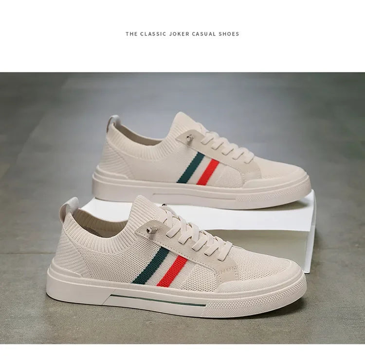 Zapatillas de deporte de moda Para Hombre, mocasines transpirables de malla ligera de lujo Para caminar al aire libre, Zapatos planos Para Hombre, Zapatos informales Para Hombres