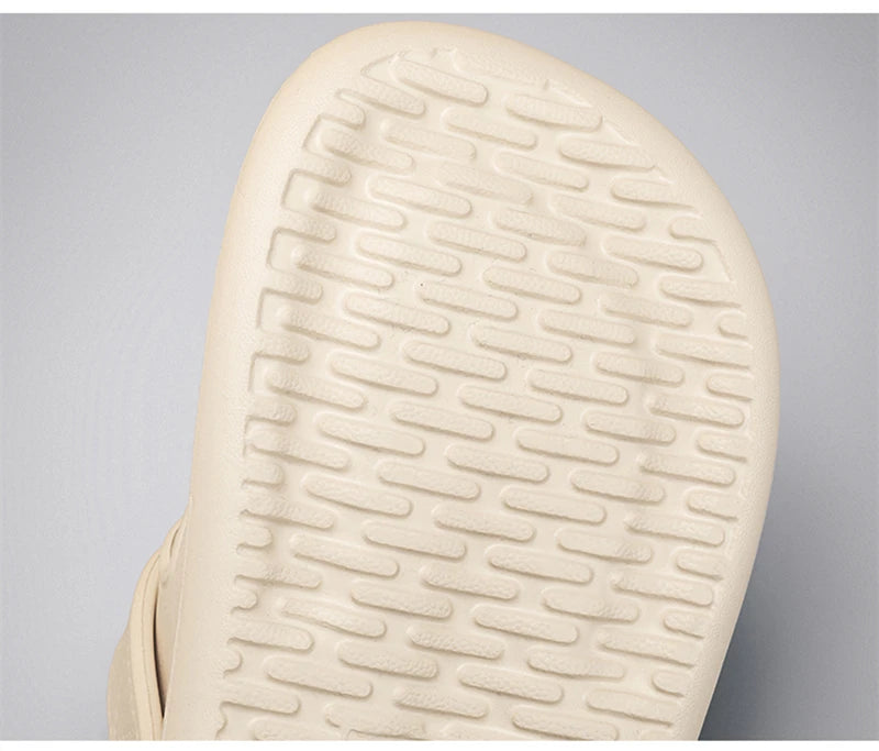 Zapatillas de verano para hombre, sandalias con plataforma de suela blanda EVA, zapatillas Unisex, zapatos de playa informales, chanclas para interior y exterior para mujer