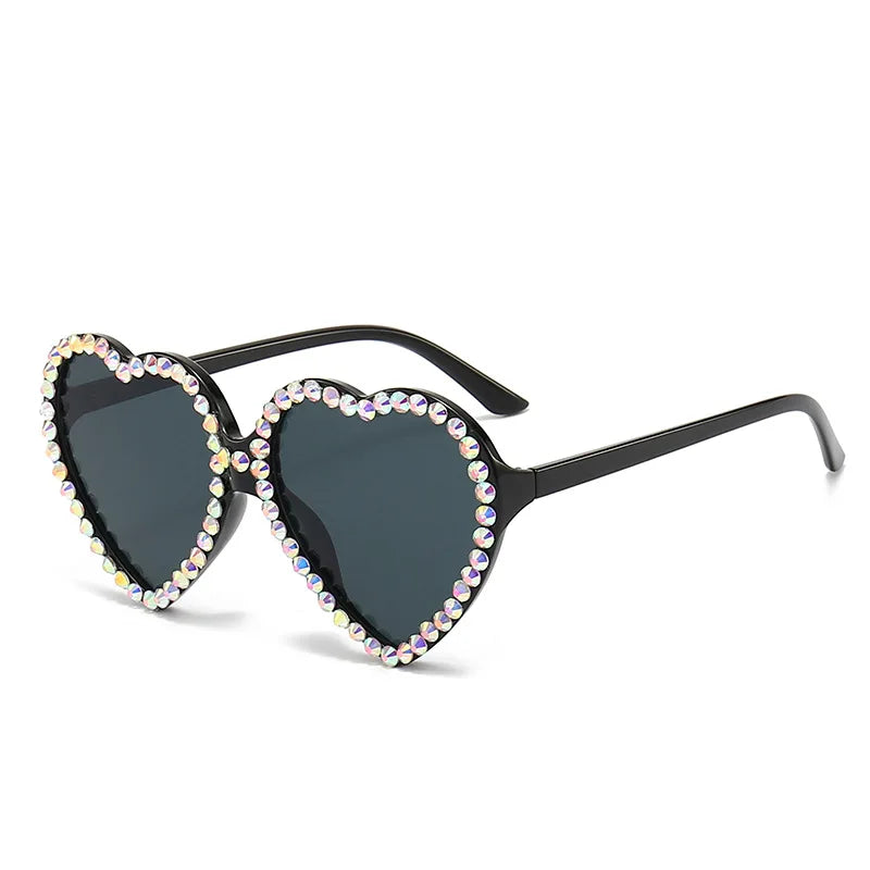 Gafas de sol con gradiente de tendencia de lujo Uv400, gafas de sol con forma de corazón para mujer, productos de tendencia de diseñador de marca, gafas de sol para mujer 2022
