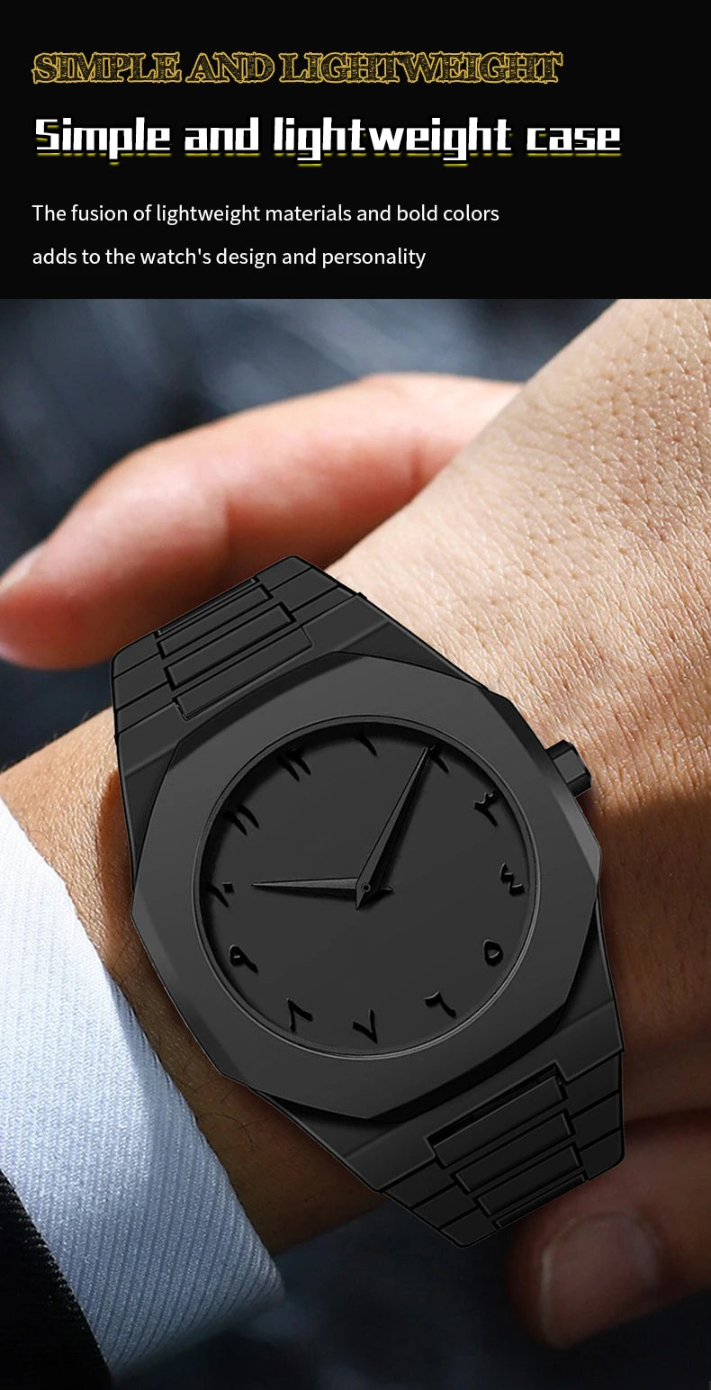 2025 nuevo reloj deportivo y de ocio creativo Simple moderno diseño creativo movimiento de cuarzo resistente al agua relojes energéticos regalo para hombres