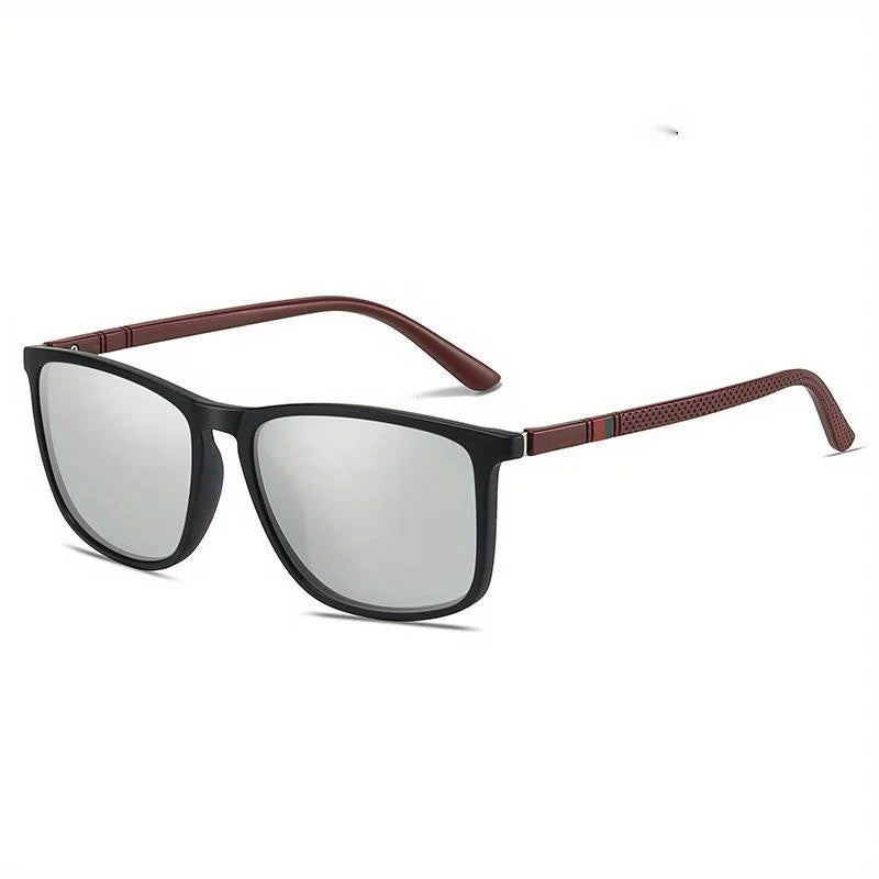 Gafas de sol deportivas para hombre, lentes de sol cuadradas polarizadas, cómodas, ligeras, accesorio con Origina UV400