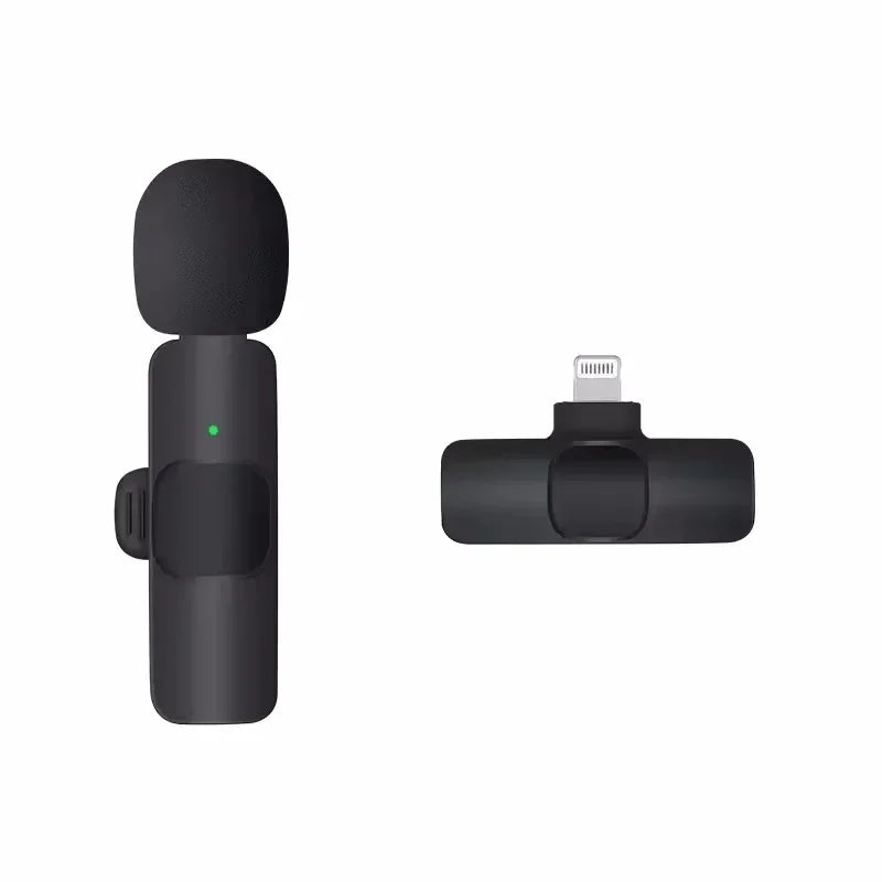 Mini micrófono inalámbrico para teléfonos móviles micrófono Lavalier inalámbrico para iPhone grabación de vídeo transmisión en vivo YouTube Tik