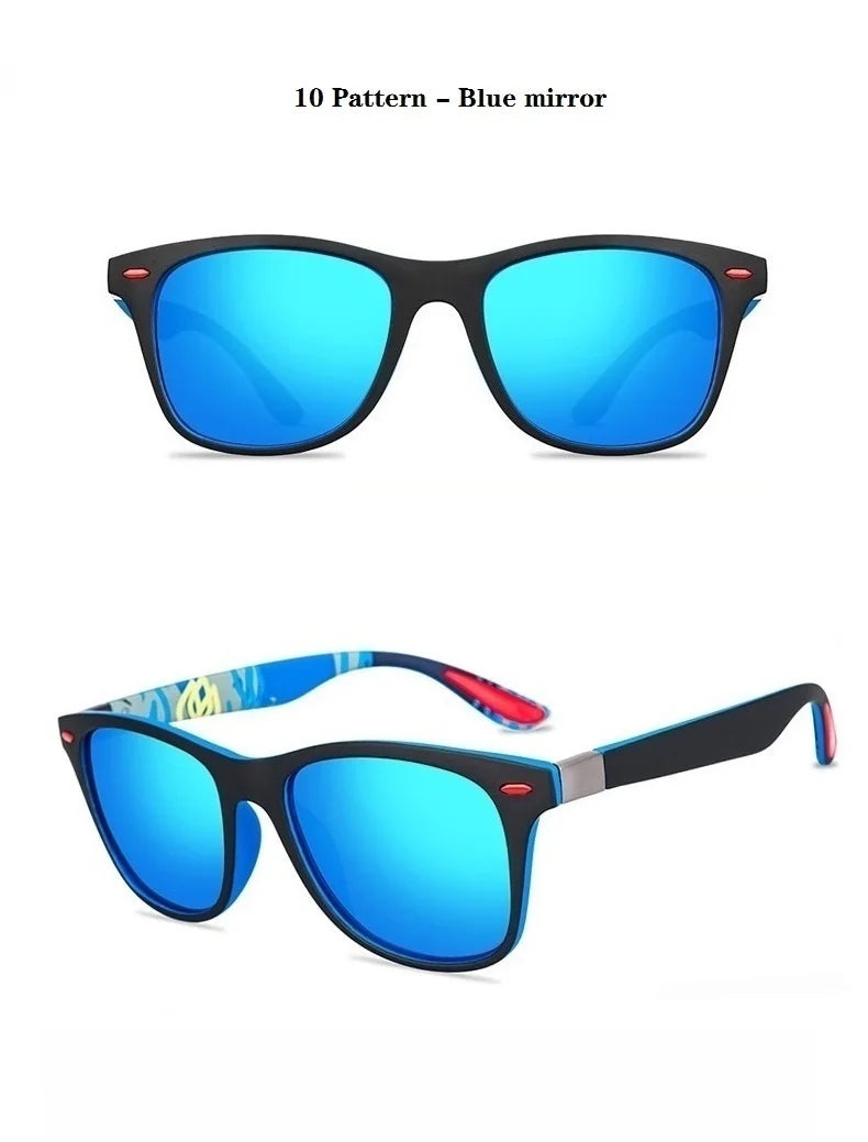 Gafas de sol polarizadas para hombres y mujeres, gafas de sol de diseñador Vintage de lujo, gafas de conducción de automóviles para hombres y mujeres, UV400