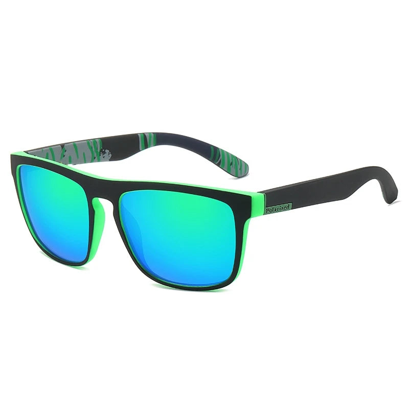 Gafas de sol polarizadas cuadradas Vintage a la moda para hombres y mujeres, gafas de sol de diseñador de marca de lujo para conducir y pescar, gafas para conductor UV400