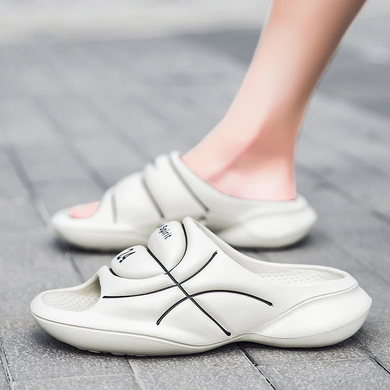Zapatillas para hombre en verano, modernas para deportes al aire libre, sandalias antideslizantes y resistentes a los olores, zapatillas de baloncesto