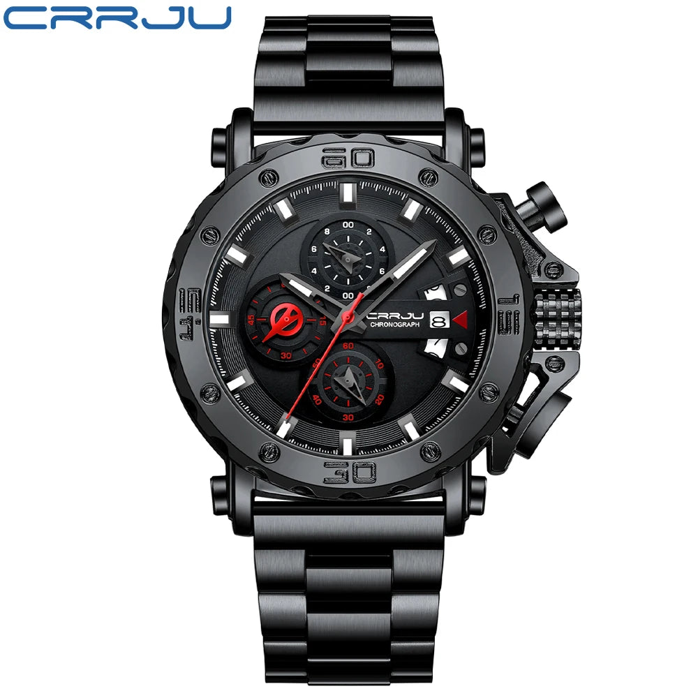 2025 nuevo Reloj deportivo de cuarzo para Hombre, acero inoxidable 316L, zafiro, esfera grande, relojes para Hombre, Reloj resistente al agua 30M, Reloj para Hombre