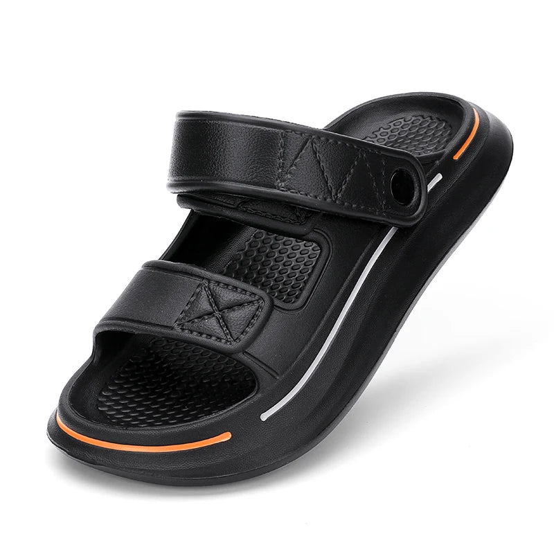 Zapatillas de verano para hombre, sandalias con plataforma de suela blanda EVA, zapatillas Unisex, zapatos de playa informales, chanclas para interior y exterior para mujer