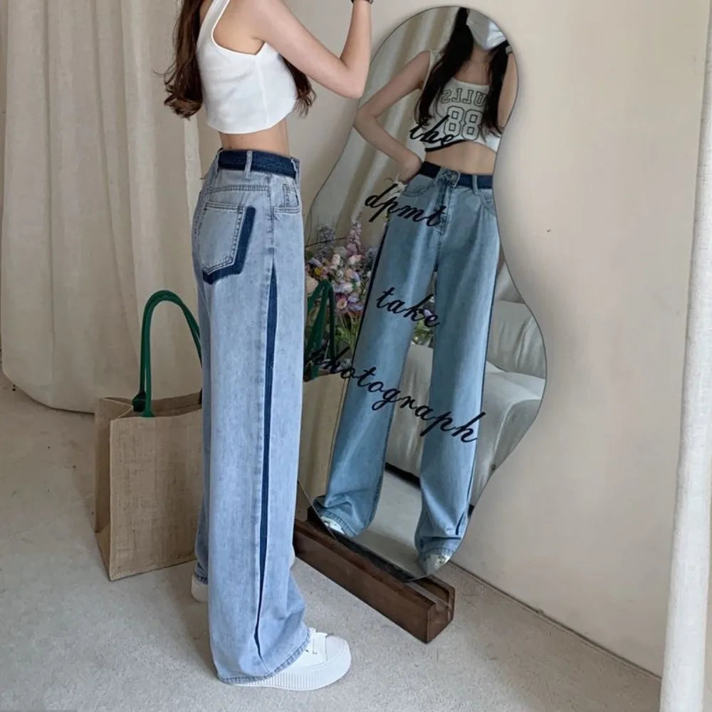 Pantalones vaqueros de mujer tendencia 2025, ropa Vintage de cintura alta, pantalones cortos vaqueros, ropa de calle Y2k, moda coreana para mujer, ropa de calle y2k