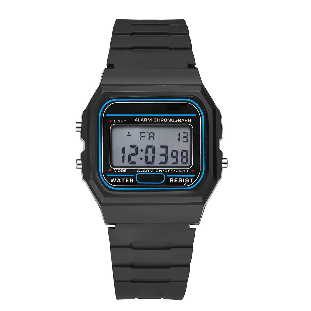 2025 relojes digitales para hombres, reloj de pulsera deportivo resistente al agua, reloj de pulsera LED electrónico dorado para mujeres, reloj informal para hombre