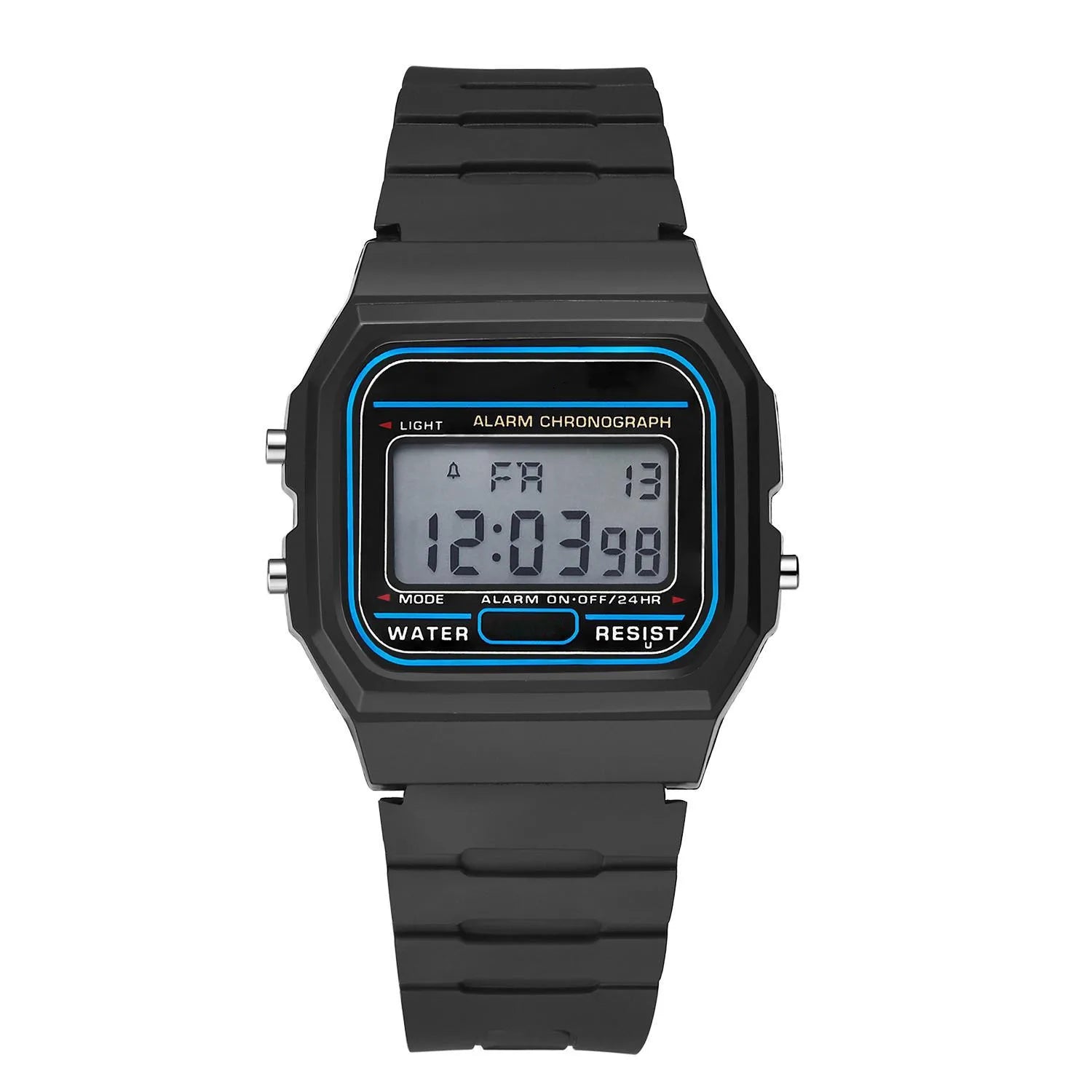 2025 relojes digitales para hombres, reloj de pulsera deportivo resistente al agua, reloj de pulsera LED electrónico dorado para mujeres, reloj informal para hombre