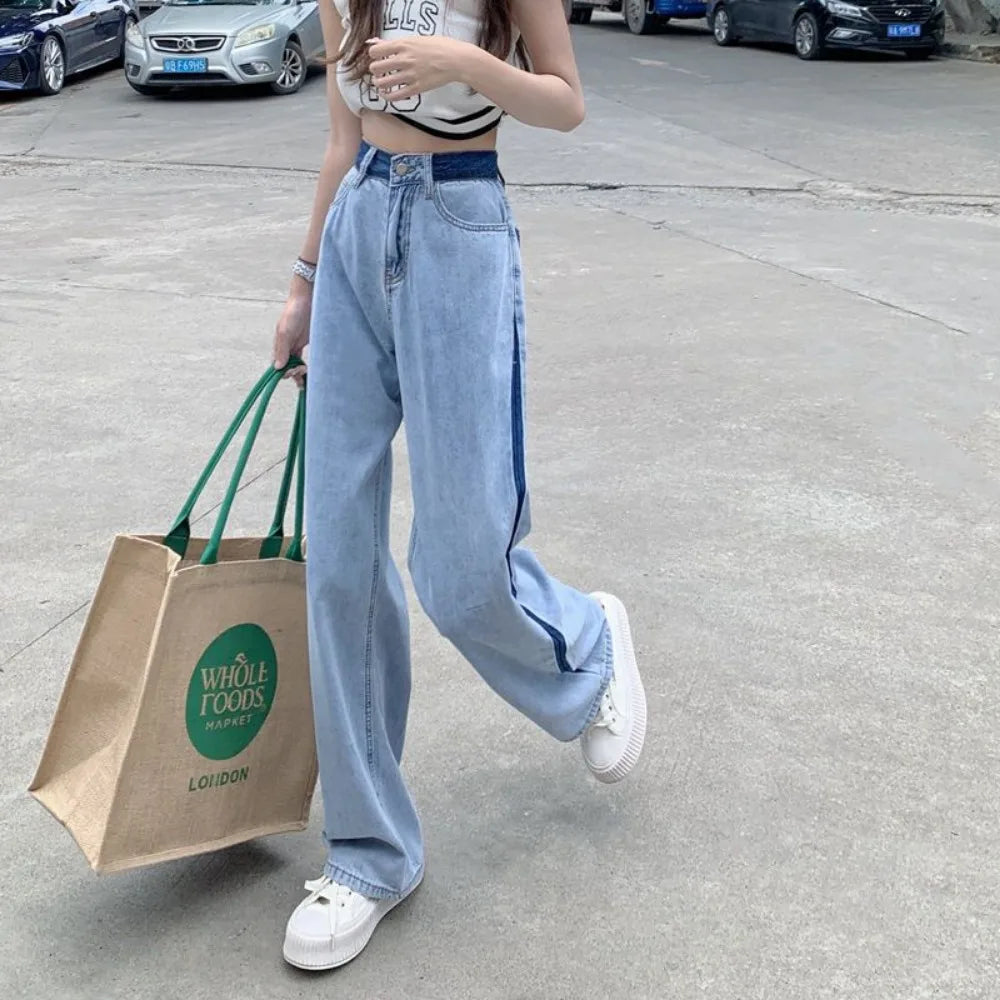 Pantalones vaqueros de mujer tendencia 2025, ropa Vintage de cintura alta, pantalones cortos vaqueros, ropa de calle Y2k, moda coreana para mujer, ropa de calle y2k