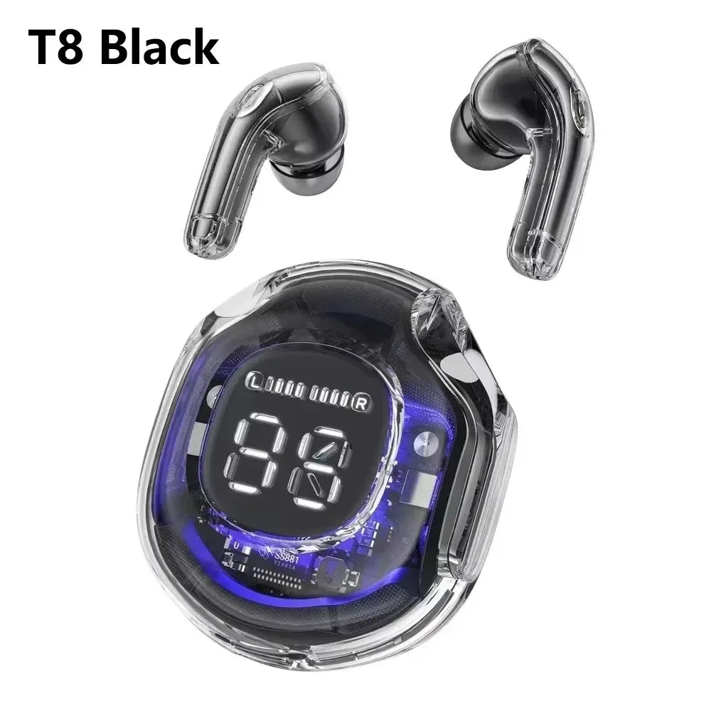Nuevos auriculares inalámbricos HK3 BT5.3 T2 TWS auriculares ENC potencia LED pantalla Digital auriculares de sonido estéreo para deportes