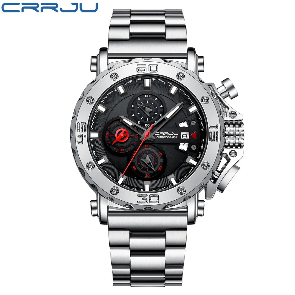 2025 nuevo Reloj deportivo de cuarzo para Hombre, acero inoxidable 316L, zafiro, esfera grande, relojes para Hombre, Reloj resistente al agua 30M, Reloj para Hombre