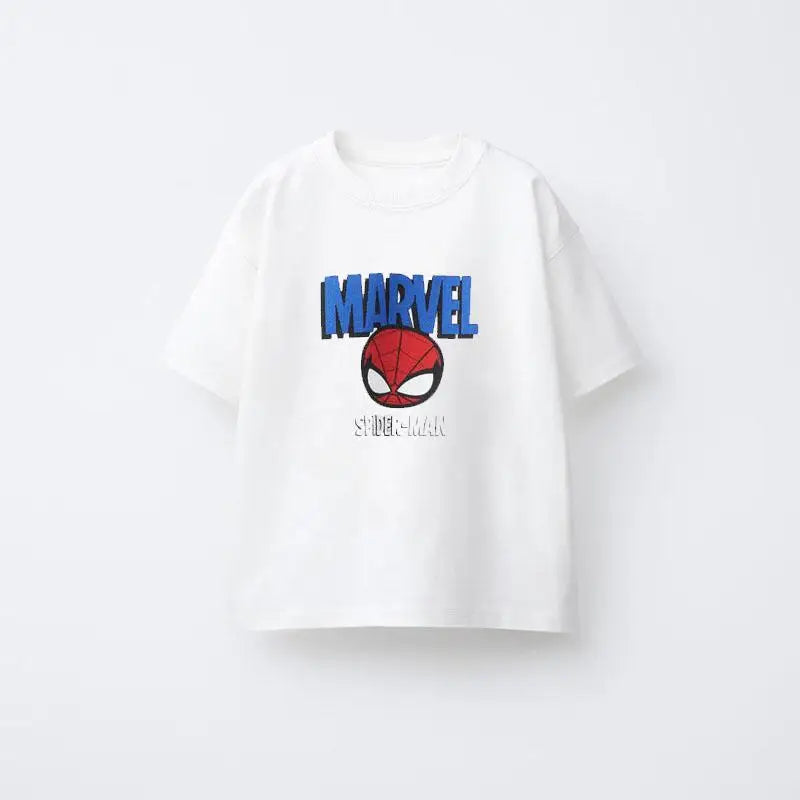 Ropa de verano de diseño moderno para niños, camiseta de dibujos animados, ropa para bebés, camisetas de manga corta, camisetas holgadas de moda para niños de 1 a 6 años