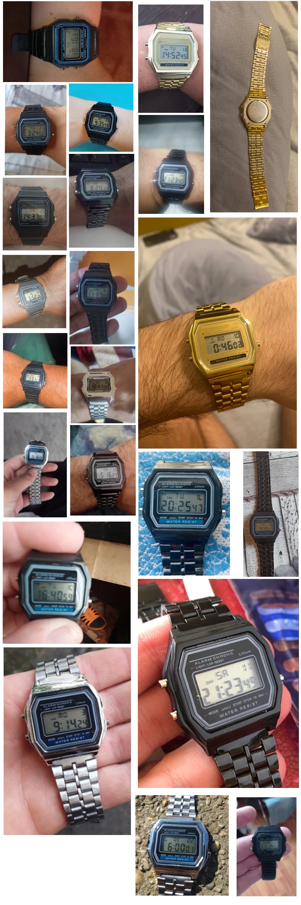 2025 relojes digitales para hombres, reloj de pulsera deportivo resistente al agua, reloj de pulsera LED electrónico dorado para mujeres, reloj informal para hombre