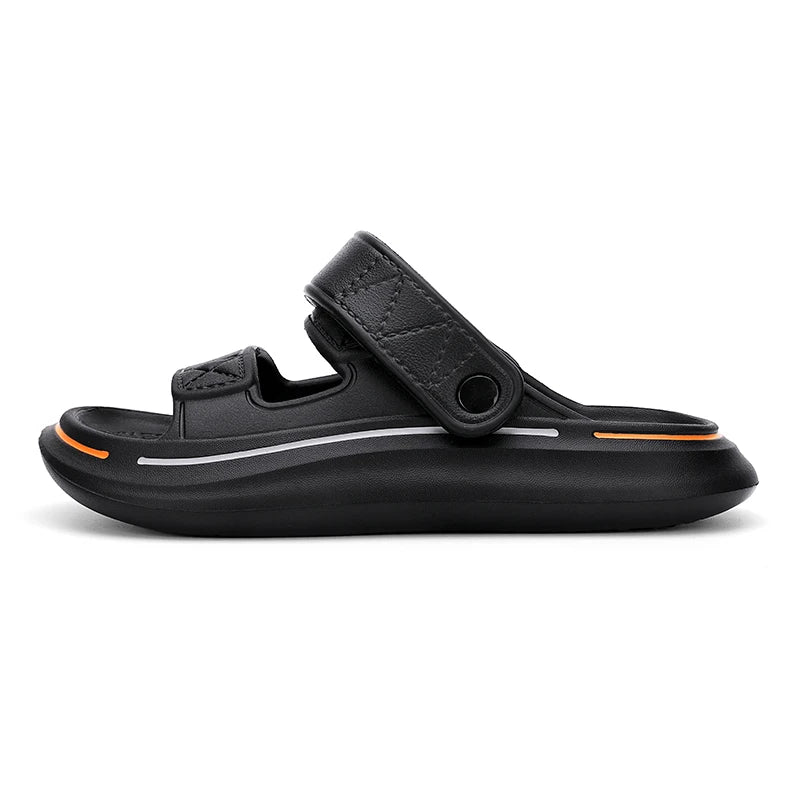 Zapatillas de verano para hombre, sandalias con plataforma de suela blanda EVA, zapatillas Unisex, zapatos de playa informales, chanclas para interior y exterior para mujer
