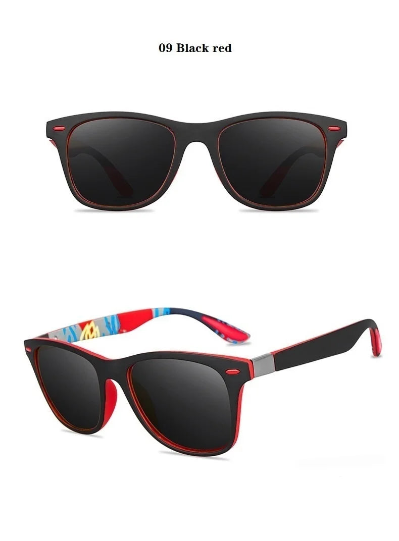Gafas de sol polarizadas para hombres y mujeres, gafas de sol de diseñador Vintage de lujo, gafas de conducción de automóviles para hombres y mujeres, UV400