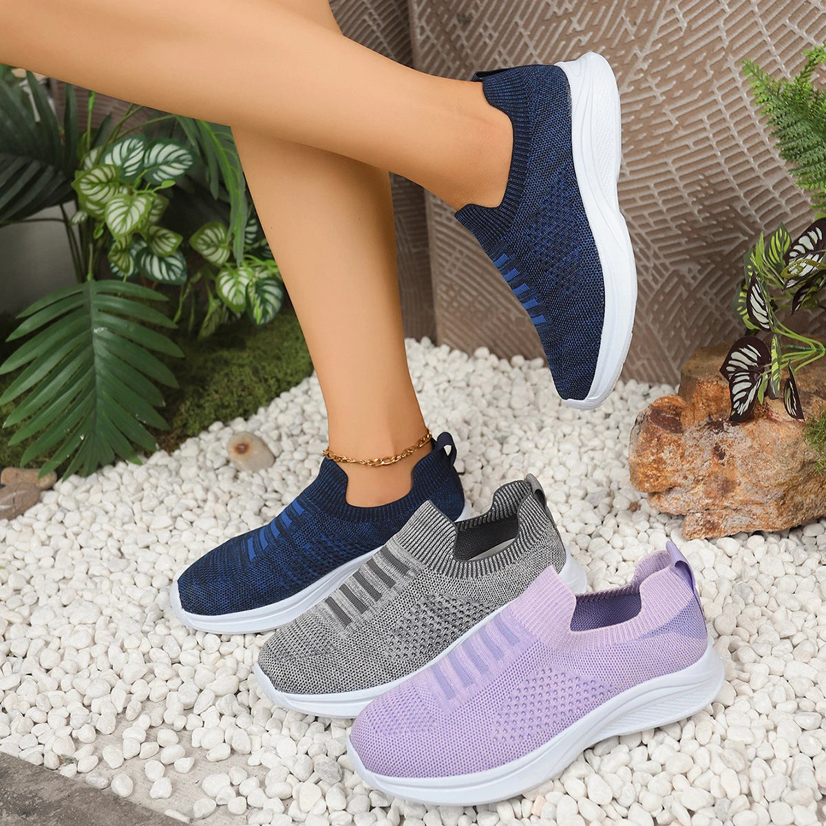 Zapatos De Mujer otoño nuevos cómodos ligeros cómodos Zapatos para caminar zapatillas transpirables Zapatos De Mujer
