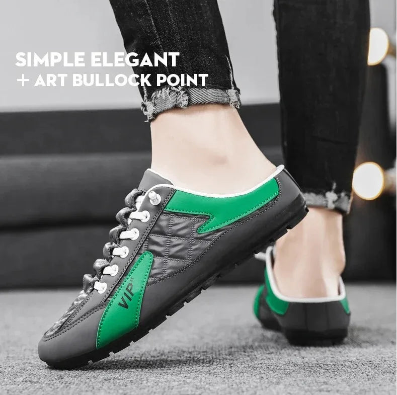 Zapatillas De verano para Hombre, Zapatos informales De fondo plano a la moda para Hombre, Zapatos De soporte De suela blanda, zapatillas De deporte para Hombre