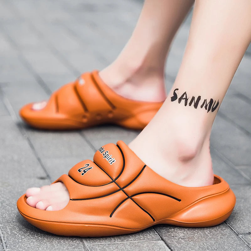 Zapatillas para hombre en verano, modernas para deportes al aire libre, sandalias antideslizantes y resistentes a los olores, zapatillas de baloncesto