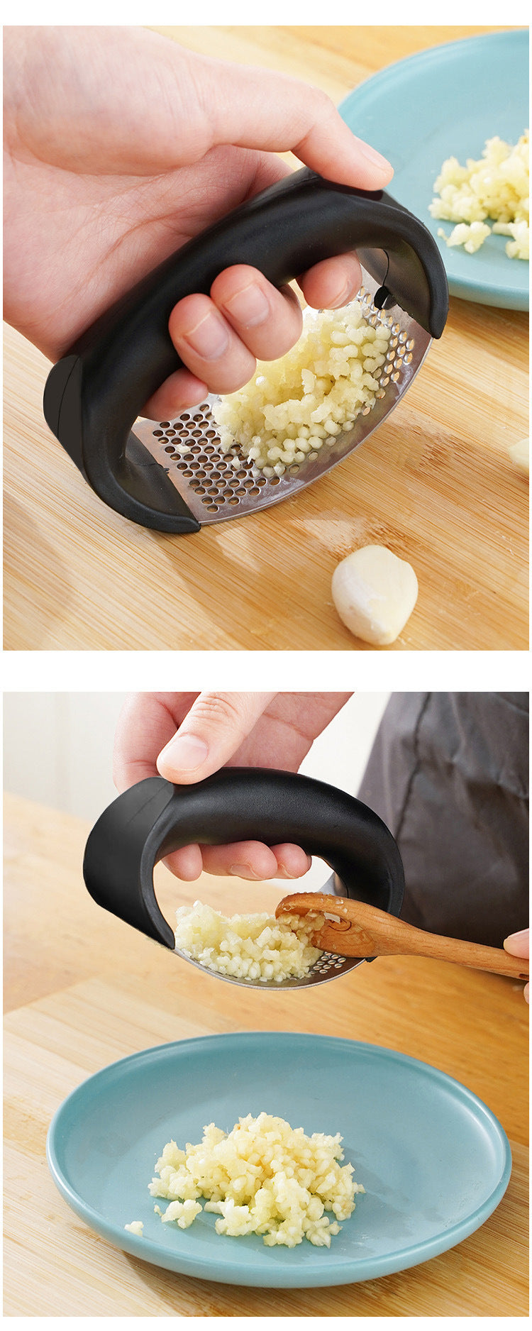Trituradora de prensa de ajo de acero inoxidable, picadora Manual de ajo, herramienta para cortar ajo, herramientas para frutas y verduras, accesorios de cocina
