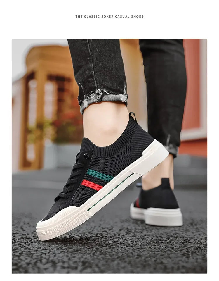 Zapatillas de deporte de moda Para Hombre, mocasines transpirables de malla ligera de lujo Para caminar al aire libre, Zapatos planos Para Hombre, Zapatos informales Para Hombres