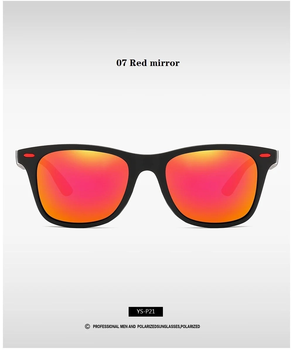 Gafas de sol polarizadas para hombres y mujeres, gafas de sol de diseñador Vintage de lujo, gafas de conducción de automóviles para hombres y mujeres, UV400