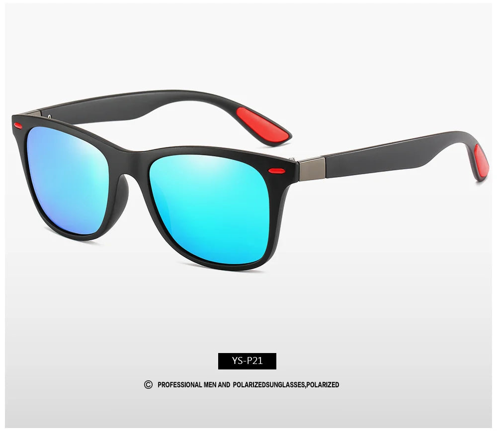 Gafas de sol polarizadas para hombres y mujeres, gafas de sol de diseñador Vintage de lujo, gafas de conducción de automóviles para hombres y mujeres, UV400