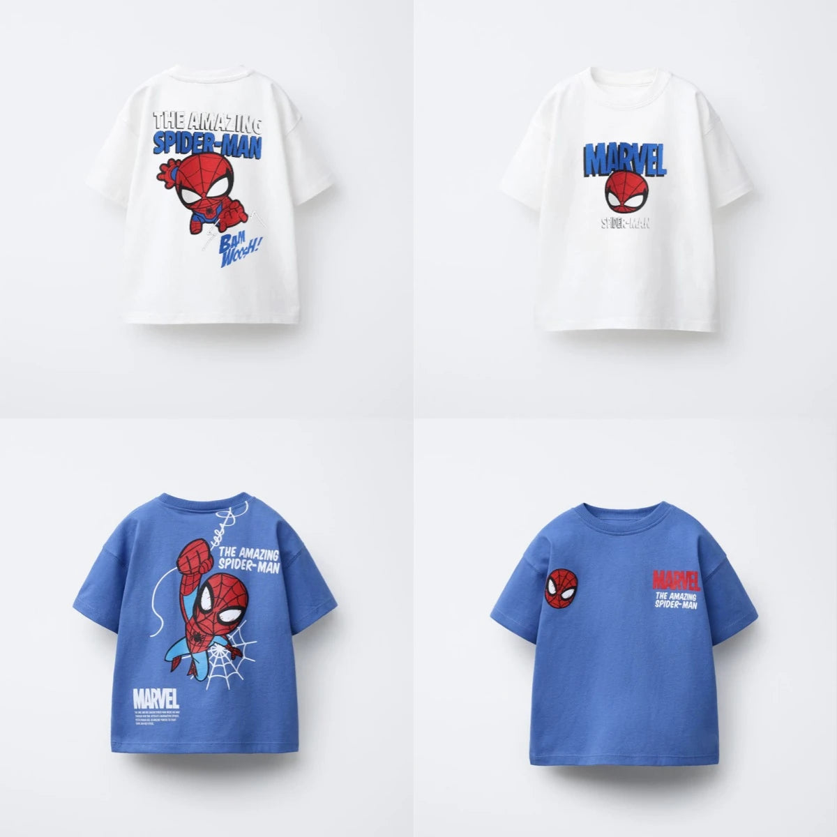Ropa de verano de diseño moderno para niños, camiseta de dibujos animados, ropa para bebés, camisetas de manga corta, camisetas holgadas de moda para niños de 1 a 6 años