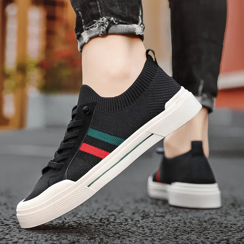 Zapatillas de deporte de moda Para Hombre, mocasines transpirables de malla ligera de lujo Para caminar al aire libre, Zapatos planos Para Hombre, Zapatos informales Para Hombres