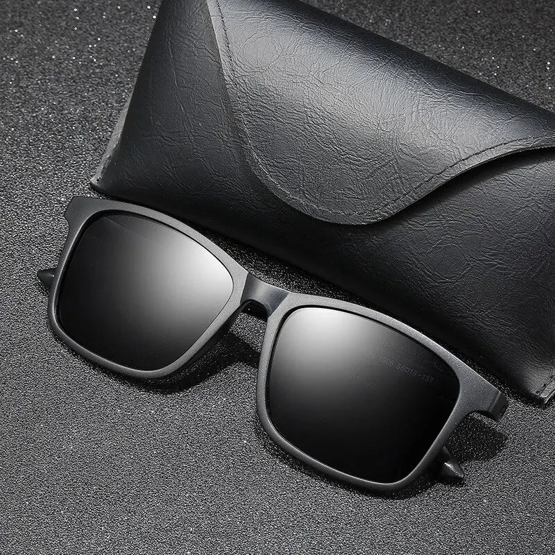 Gafas de sol polarizadas TR para hombres y mujeres, gafas de conducción, gafas deportivas clásicas