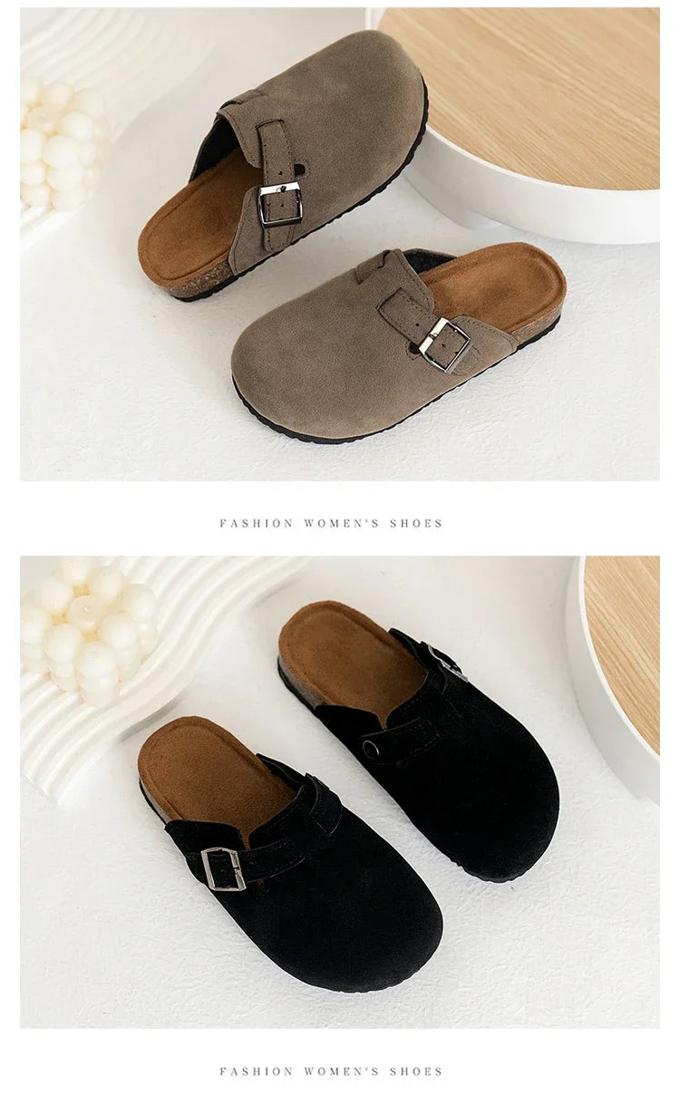Zapatos de moda para niños, zapatillas de tendencia Ins para niños y niñas, estilo Retro británico para exteriores, novedad de verano 2025, sandalias para niños, suela suave sin cordones