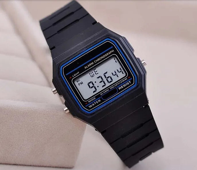 2025 relojes digitales para hombres, reloj de pulsera deportivo resistente al agua, reloj de pulsera LED electrónico dorado para mujeres, reloj informal para hombre