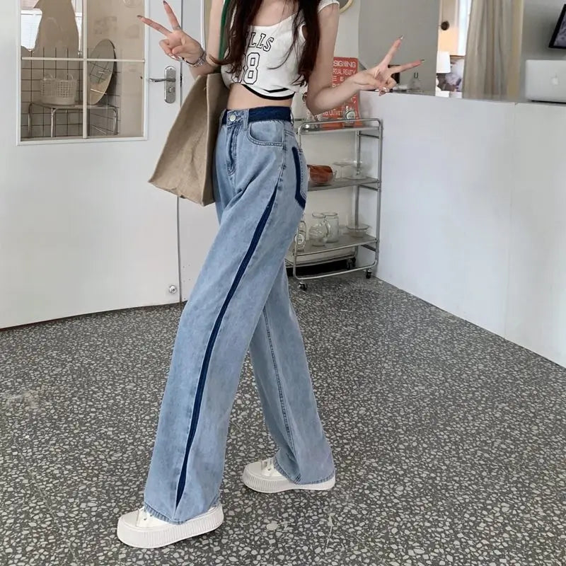 Pantalones vaqueros de mujer tendencia 2025, ropa Vintage de cintura alta, pantalones cortos vaqueros, ropa de calle Y2k, moda coreana para mujer, ropa de calle y2k