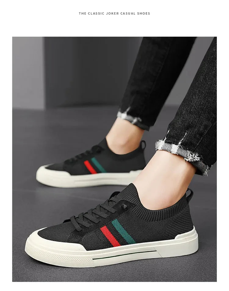 Zapatillas de deporte de moda Para Hombre, mocasines transpirables de malla ligera de lujo Para caminar al aire libre, Zapatos planos Para Hombre, Zapatos informales Para Hombres