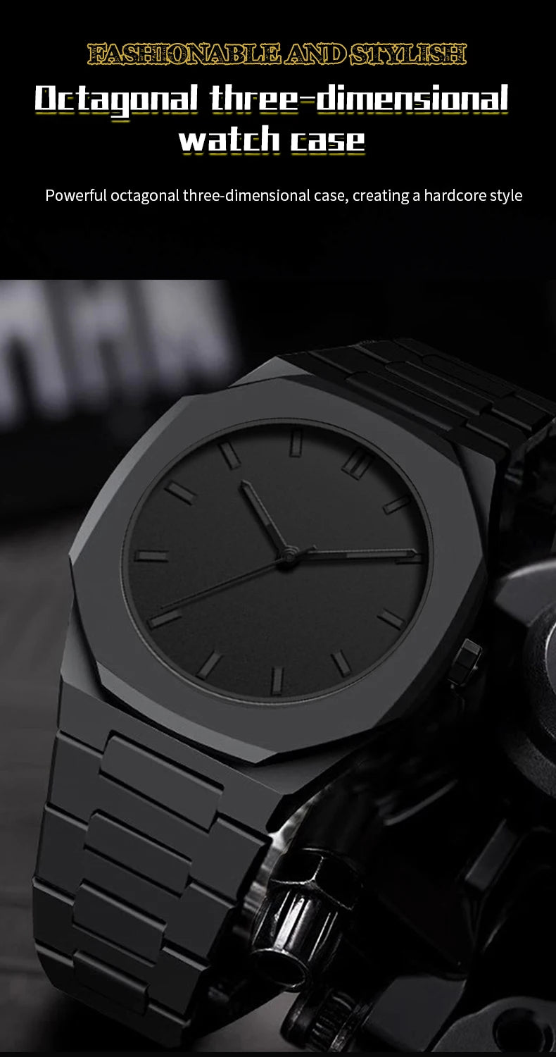 2025 nuevo reloj deportivo y de ocio creativo Simple moderno diseño creativo movimiento de cuarzo resistente al agua relojes energéticos regalo para hombres