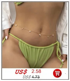 Nueva playa descalzo sandalia joyería elegante novia Sexy mujer moda encanto capa cadena enlace cuentas de cristal pie tobillera pulsera