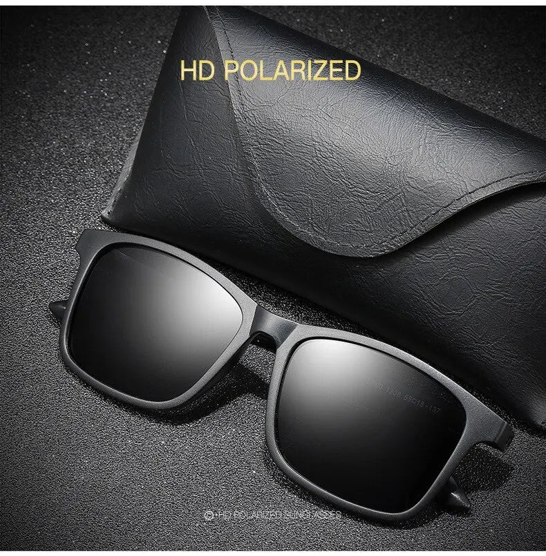 Gafas de sol polarizadas TR para hombres y mujeres, gafas de conducción, gafas deportivas clásicas